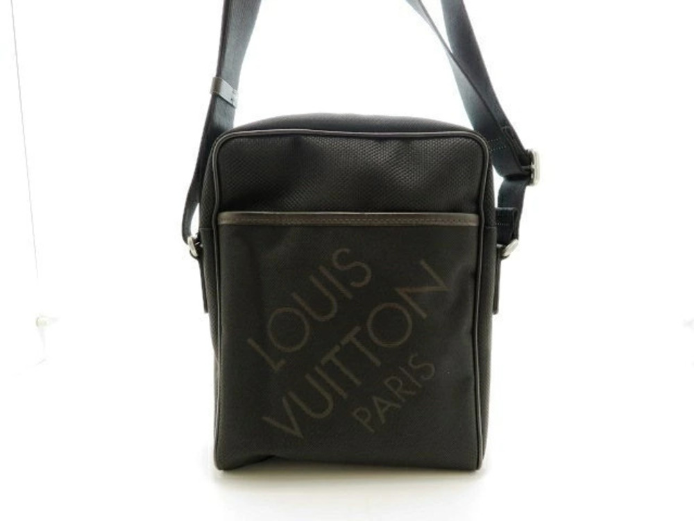 LOUIS VUITTON Shoulder Bag Citadin Damier Gant Noir Black